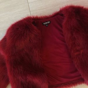 XS Fashion Nova Faux Fur Coat